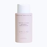 ORI LAB Restore Cleanse, Sulfate-Free Color-Safe Repair Shampoo, 10.1 fl oz | Gently washes dyed and bleached strands, low-lather rinse, with camellia oil, sunflower, oat extract and aloe, vegan