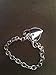 SeaISee 925 Sterling Silver Fashion Bracelet/bangle Jewelry Trendy Women Double Heart Charm Bracelets