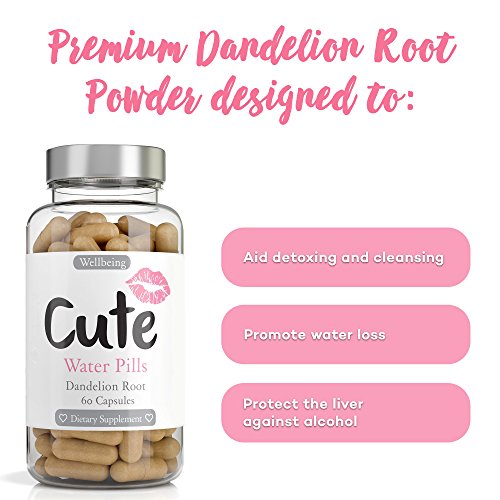 Dandelion Root Water Pills For Women Safe And Natural Water Retention