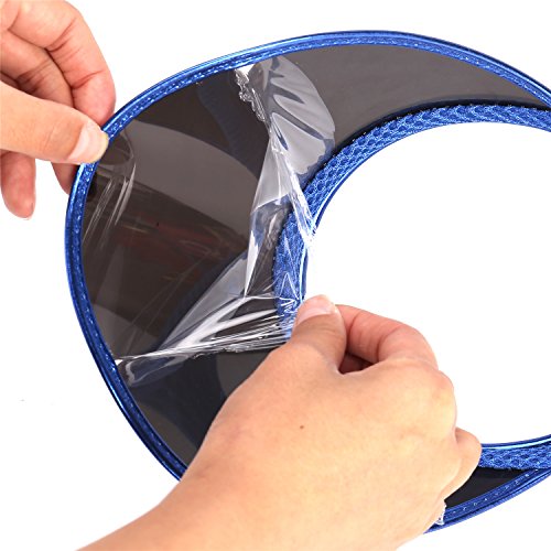 UV Sun Visor Hat Golf Hat Hiking Helmet Cap Transparent Color Sun Protection Cap(Golden) - Thumbnail 3