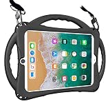 TopEsct iPad Air 2 Case for Kids, Shockproof Silicone Handle Stand Case Cover for iPad Air2(A1566,A1567) and iPad Pro 9.7(A1673,A1674,A1675),Come with Shoulder Strap