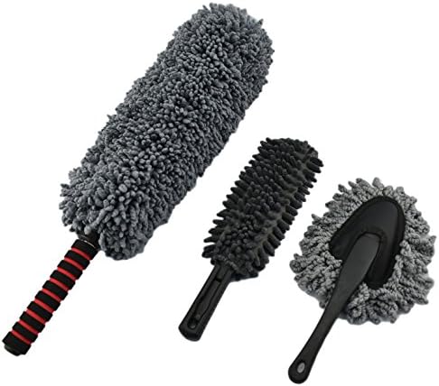 Pro Car Duster Value Pack Includes Exterior, Interior and Wheel Dusters - Complete Microfiber Cleaning Kit For Your Auto, Truck or RV.