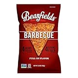 Beanfields Bean Chips, High Protein and Fiber, Gluten Free, Vegan Snack, Barbecue, 5.5 Ounce, (6 Count)