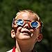 EclipSpecs 2017 Solar Eclipse Viewing Glasses with Poster - Safe for Sun Watching in Total or Partial View - Safety Spectacles fit over Prescription Shades - Kids Adult - CE & ISO Certified - USA Made