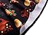 DREAGAL Halloween Sleeveless Floral Printed Flared Swing Dress with Belt