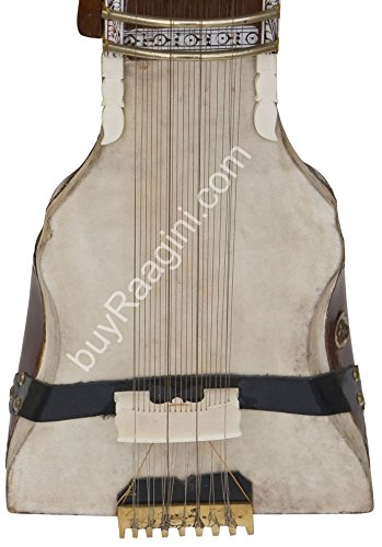Maharaja Musicals Peacock Dilruba, Pick-up/Audio-Out, Geared Tuning Pegs, Special Bow, Rosin, Extra String Set, Nylon Bag (GSB-AJI)