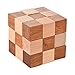 Twister.CK Snake Cube:Handmade & Organic Serpent Cube 3D Brain Teaser Wooden Puzzle,Twisting Snake Puzzle,Wooden Puzzle Snake Cube,Classic Brain Teaser Puzzle for Kids Boys/ Girls /Adults.
