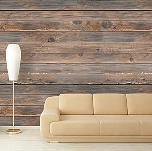 Wall26 Large Wall Mural - Seamless Wood Pattern | Self-adhesive Vinyl