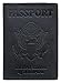 RFID Blocking US Passport Holder Cover Travel Wallet Organizer Case With Card Slots (Black)