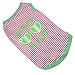 HP95(TM) Hot! Stripe Pet Puppy Summer Shirt Small Dog Cat Pet Clothes Vest T Shirt (S, A)