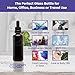 Infinity Jars 50 ML (1.7 Fl oz) Ultraviolet Black Glass Tincture Bottle & Dropper Leak‑Proof Travel Vial for Essential Oils, Serums, Micro-Doses, Herbal Extracts