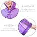 Walsilk 2Pack Emergency Rain Ponchos for Kids,Waterproof Child Raincoats with Hood and Sleeves,Portable & Lightweight (2Purple)
