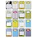 gogomall Water Reveal Word Card Water Drawing Doodle Card Book Paint with Water Reusable No Chemicals No Mess Doodle Pad Word Flash Card Educational Toy for Kids, 2 Magic Pen Included, 26 Pieces
