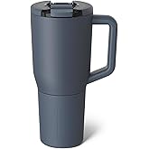 BrüMate Müv - 35oz 100% Leak Proof Insulated Coffee Mug with Handle & Lid - Stainless Steel Coffee Travel Mug - Double Walled Coffee Cup (Nightfall Blue)