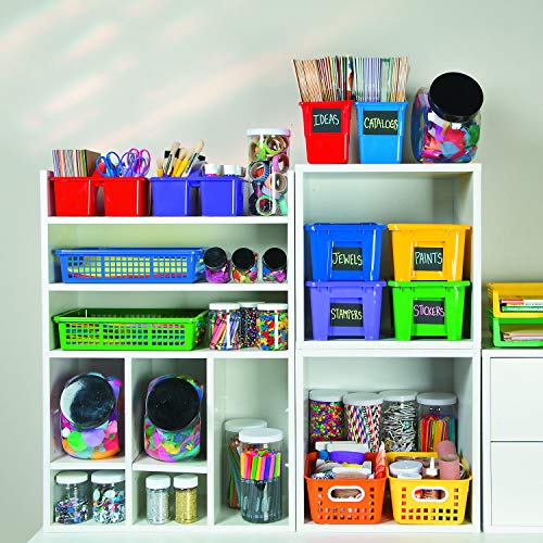 Classroom Storage Basket With Handles 6 Pieces Educational And