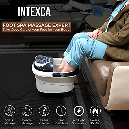 Intexca Automatic Multifunction Massaging Foot Spa Health Massage Foot
