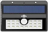 Super Bright 20 Big LED Motion Sensor Solar Powered Wireless Wall Outdoor Garden Decor Lights Three Smart Modes Weatherproof Easy to Install, Greater Headball, Great Energy Efficiency Green Technology