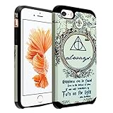 iPhone SE Case, DURARMOR iPhone SE 5S Harry Potter Hogwarts Deathly Hallows Map Dual Layer Hybrid ShockProof Ultra Slim Fit Armor Air Cushion Bumper Drop Protection Case Cover