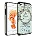 iPhone SE Case, DURARMOR iPhone SE 5S Harry Potter Hogwarts Deathly Hallows Map Dual Layer Hybrid ShockProof Ultra Slim Fit Armor Air Cushion Bumper Drop Protection Case Cover