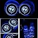 OSIRCAT LED Car Cup Holder Lights for BMW,Car Logo Coaster with 7 Colors Changing USB Charging Mat,Luminescent Cup Pad Interior Atmosphere Lamp Decoration Light 2PCS
