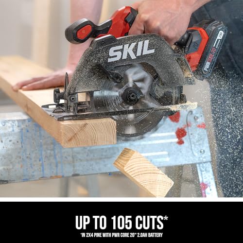 SKIL PWR CORE 20 Brushless 20V 6-1/2-Inch Cordless Compact Circular Saw Kit photo 7