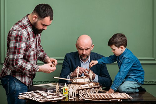 Toys and games for adults - Model building kit T34 World of tanks WOT. Best gift for the Child in Him!