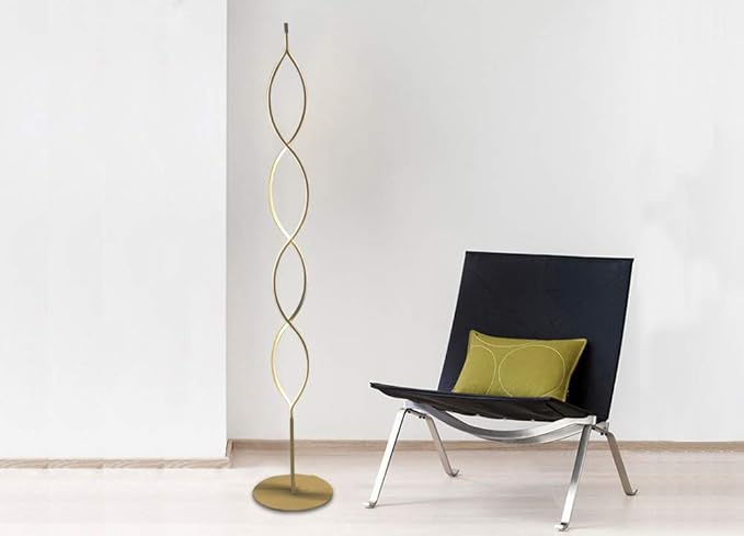 Modern Led Floor Lamp Psk003l Silver And White Lighting For Living
