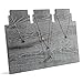 MyGift Distressed Gray Wood Multi-Tiered Necklace Display Stand