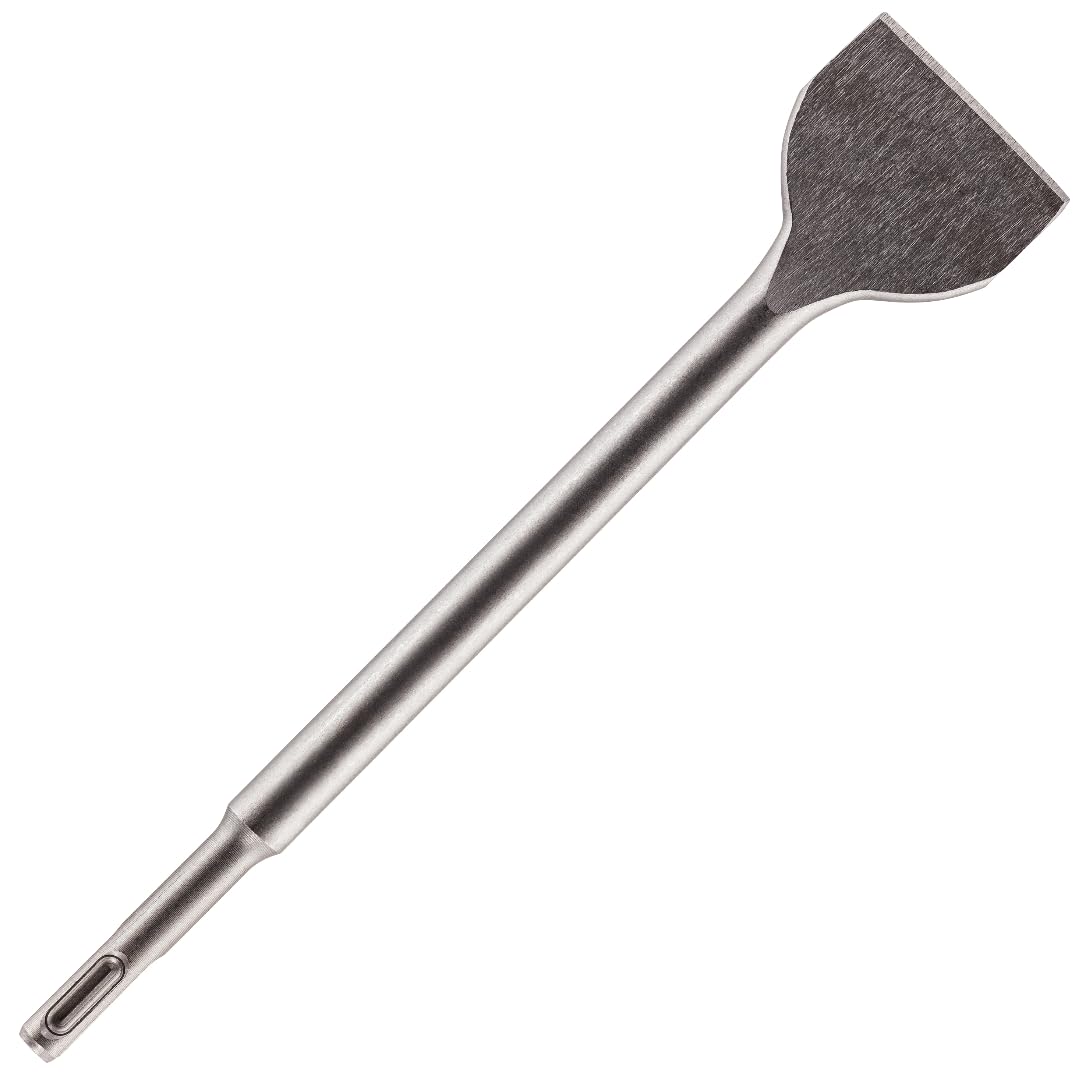Rennie Tools SDS Plus Chisel Bit - 50mm Wide x 250mm Long for Concrete, Masonry, Marble and Hard Stone. SDS Chisel Bit