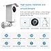 HOLACA Real Water Resistant Protective Case + Metal Wall Mount Bracket for Wyze cam pan,Suitable for Indoor and Outdoor Use,Mounting Kit (White)
