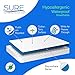 SURE Premium 100% Waterproof Mattress Protector - Hypoallergenic- Multiple Sizes 10 Year Warranty (King)