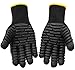 Anti Vibration Work Gloves, Shock Proof Impact Reducing Safety Gloves - Large