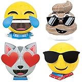 The Works Bundle: All 4 Foamworks 3D Emoji Model Foam Puzzles, Including Waterworks, Deuces on the Loose, Made in Shades, and Frisky Felines