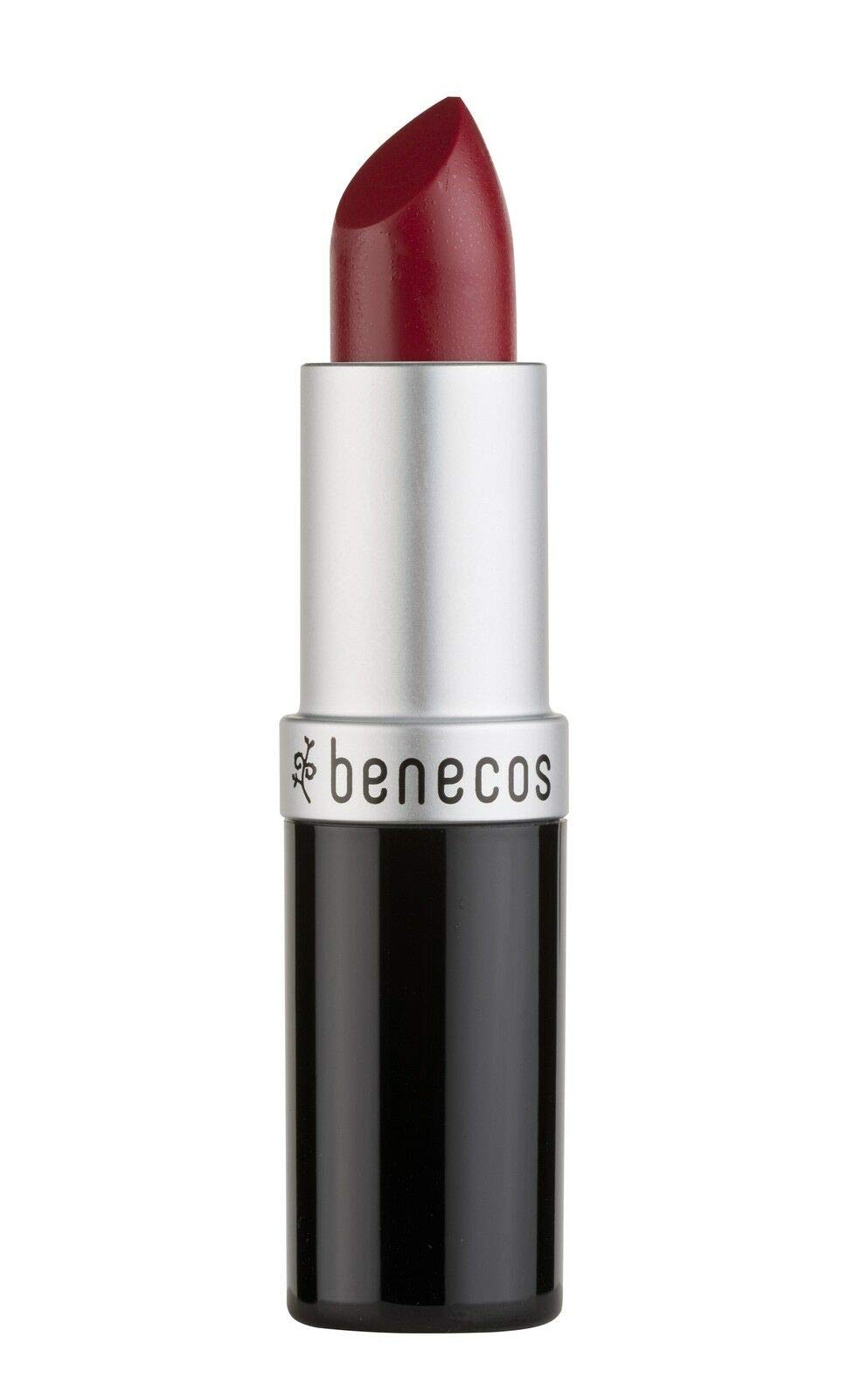Benecos - Natural Cosmetics - Lipstick - Shimmering - with Organic Jojoba Oil & Organic Beeswax - Just Red - 4,5 g