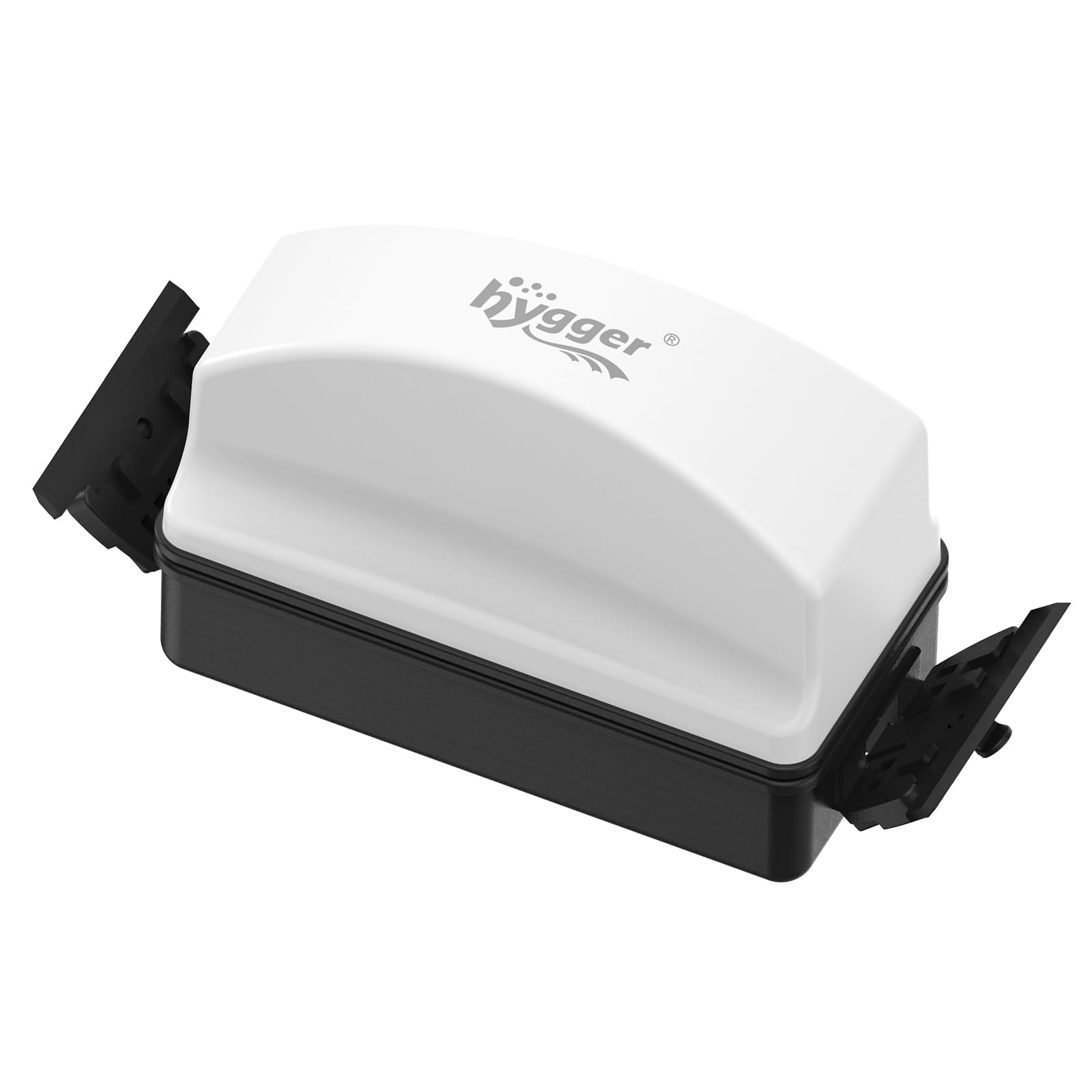 hygger Double Aquarium Magnetic Glass Cleaner,Fish Tank Cleaning Brush, Aquarium Strong Magnetic Cleaner Brush Fish Tank Scraper Cleaner Tool with Four Detachable Scraper(M)