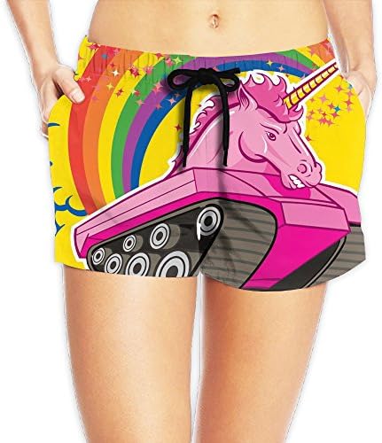 Women's Cute The Car Tong Rainbow Unicorn Sweat Pants