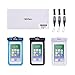 Wifzu Waterproof Phone Case IPX8 Certificated Dust Proof for 6 Inch Universal Smartphone 3 Packs