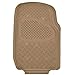 BDK Heavy Duty VAN SUV Rubber Floor Mats - 4 Pieces 3 Rows Full Set- All Weather Trimmable Mat (Beige) - MT-713-711-BG_AMHD