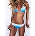 Mumentfienlis Women's Summer Holiday Gradual Change Two Piece Bikini Swimsuit