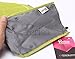 Periea Chelsy Purse Organizer Insert with Handles & 13 Pockets - 3 Sizes (Bright Green, Large)