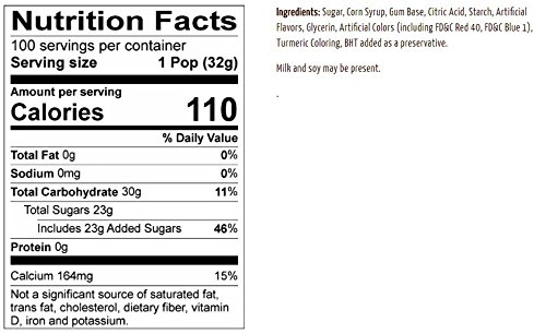 CHARMS BLOW POPS SUPER BLOW POPS, 7.69 POUNDS, 100 COUNT