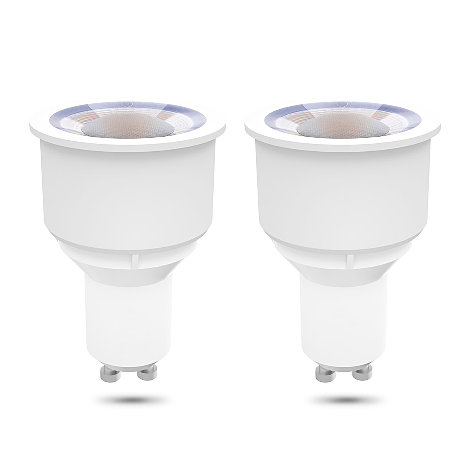 Luxvista 9W GU10 Long Neck LED Reflector Bulbs, 6000K Cool White Long Barrel Non-dimmable LED Bulbs, 75-90W Halogen Bulbs Equivalent, 2-Pack