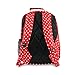 JuJuBe Be Packed Backpack/Diaper Bag, Black Ruby - Red/White Polka Dots