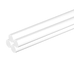 MECCANIXITY 4 Pcs Acrylic Round Rods 23/64" x