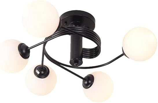 NBVCX Life Decoration 3 Luces, Montaje Semi Empotrado, lámpara de Techo