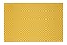 Ritz TechStyle Reversible Rectangular Woven Table Placemats, 19-inches by 13-inches, Set of 4, Lemon Yellow Placemats