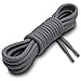 Miscly 3 Pairs Round Shoe laces for Shoes, Sneakers & Boots (54″ (137 cm), Grey)