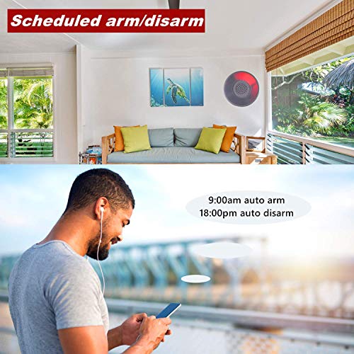 WiFi Alarm System Home Security System Smart Alarm 9 PiecesKit DIY No