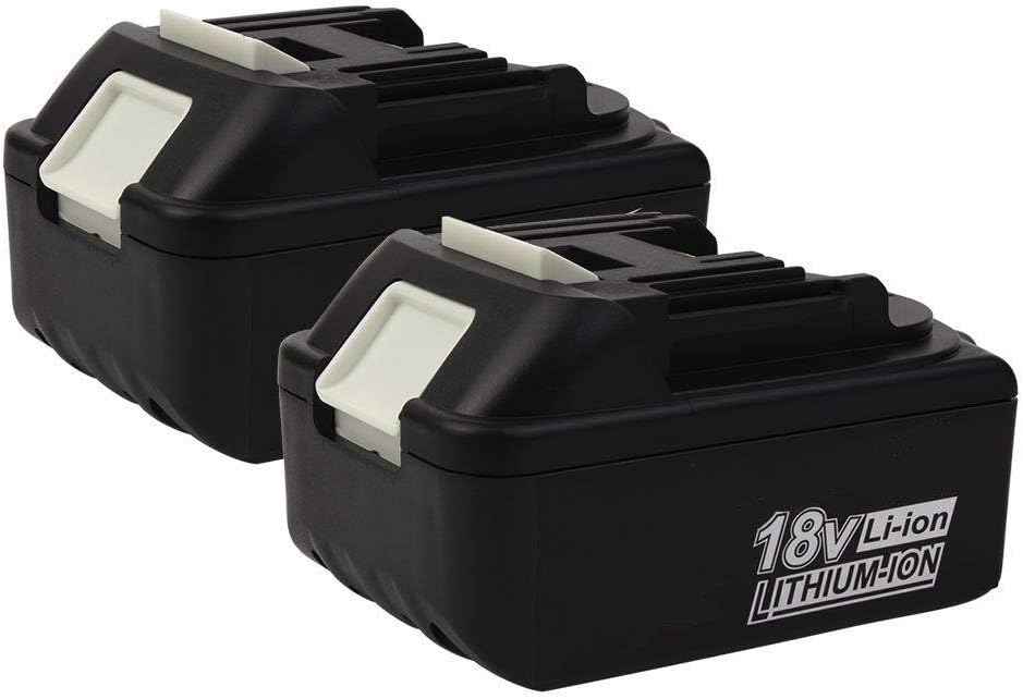 VANON BL1850 18V 3.0Ah Replacement for Makita 18V Batteries BL1850B BL1860 BL1830B BL1830 BL1840B BL1840 BL1835 BL1845 194205-3 LXT-400 2 Pack