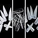 Baisidai 500Pcs Long Sharp False Nail Art Tips Acrylic Salon - Clear Color#3-017